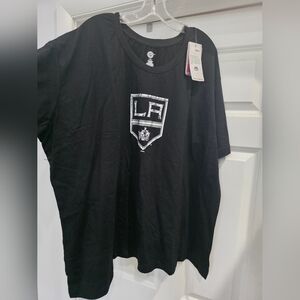 Black Graphic Tee - Official NHL Short Sleeve Shirt.  Los Angeles KINGS.  3XL